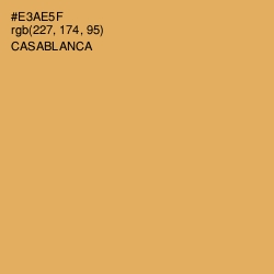 #E3AE5F - Casablanca Color Image