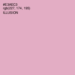 #E3AEC3 - Illusion Color Image