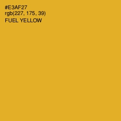#E3AF27 - Fuel Yellow Color Image