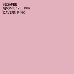 #E3AFBE - Cavern Pink Color Image