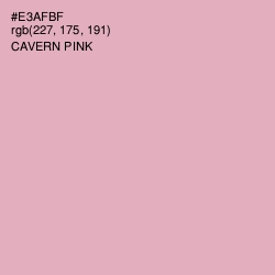 #E3AFBF - Cavern Pink Color Image