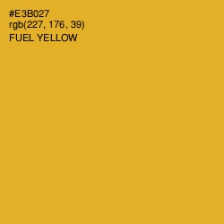 #E3B027 - Fuel Yellow Color Image