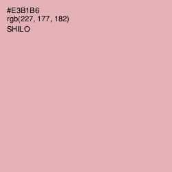 #E3B1B6 - Shilo Color Image