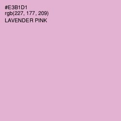 #E3B1D1 - Lavender Pink Color Image