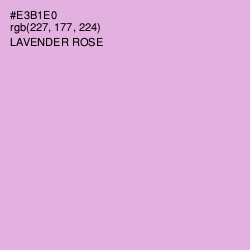#E3B1E0 - Lavender Rose Color Image