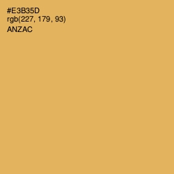 #E3B35D - Anzac Color Image