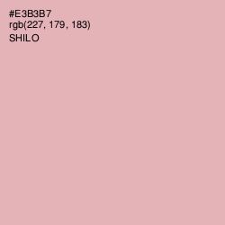 #E3B3B7 - Shilo Color Image