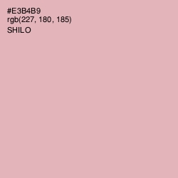 #E3B4B9 - Shilo Color Image