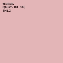 #E3B5B7 - Shilo Color Image