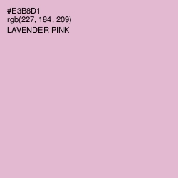 #E3B8D1 - Lavender Pink Color Image