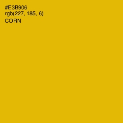 #E3B906 - Corn Color Image