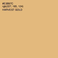 #E3B97C - Harvest Gold Color Image