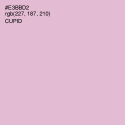 #E3BBD2 - Cupid Color Image