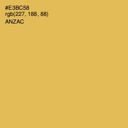 #E3BC58 - Anzac Color Image