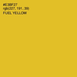 #E3BF27 - Fuel Yellow Color Image