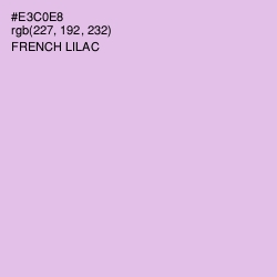 #E3C0E8 - French Lilac Color Image