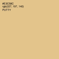 #E3C58C - Putty Color Image