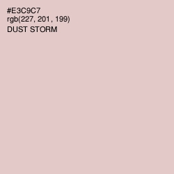 #E3C9C7 - Dust Storm Color Image