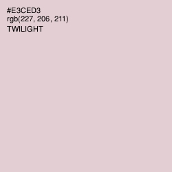 #E3CED3 - Twilight Color Image