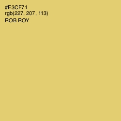 #E3CF71 - Rob Roy Color Image