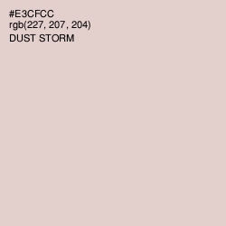 #E3CFCC - Dust Storm Color Image