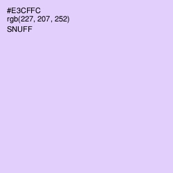 #E3CFFC - Snuff Color Image