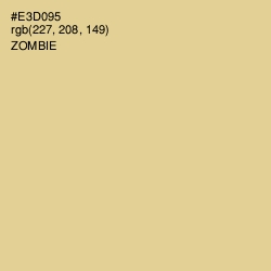 #E3D095 - Zombie Color Image