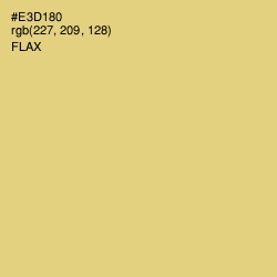 #E3D180 - Flax Color Image