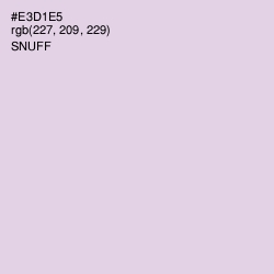 #E3D1E5 - Snuff Color Image