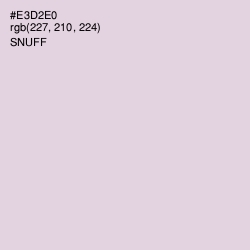 #E3D2E0 - Snuff Color Image