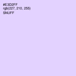 #E3D2FF - Snuff Color Image