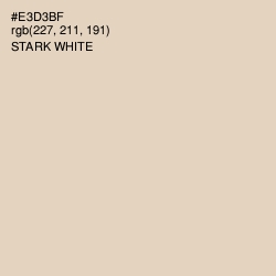 #E3D3BF - Stark White Color Image