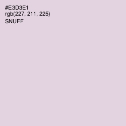 #E3D3E1 - Snuff Color Image