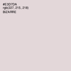 #E3D7DA - Bizarre Color Image