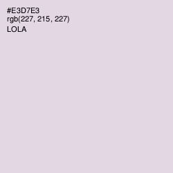 #E3D7E3 - Snuff Color Image