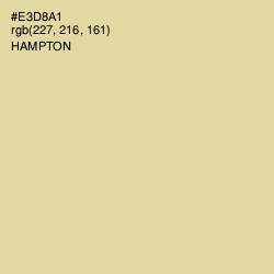 #E3D8A1 - Hampton Color Image