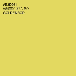 #E3D961 - Goldenrod Color Image