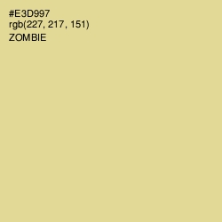 #E3D997 - Zombie Color Image