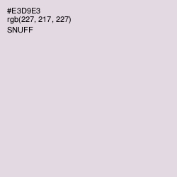 #E3D9E3 - Snuff Color Image