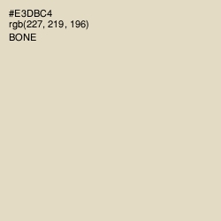 #E3DBC4 - Bone Color Image