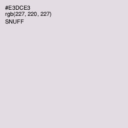 #E3DCE3 - Snuff Color Image