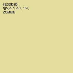 #E3DD9D - Zombie Color Image