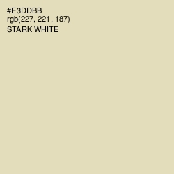 #E3DDBB - Stark White Color Image