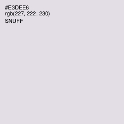 #E3DEE6 - Snuff Color Image
