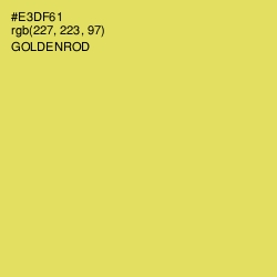 #E3DF61 - Goldenrod Color Image