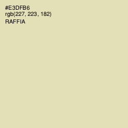 #E3DFB6 - Raffia Color Image