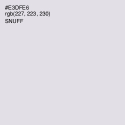 #E3DFE6 - Snuff Color Image