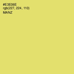 #E3E06E - Manz Color Image