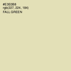 #E3E0B8 - Fall Green Color Image
