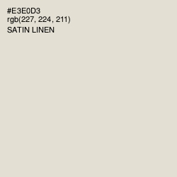 #E3E0D3 - Satin Linen Color Image